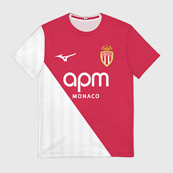 Футболка мужская Головин домашняя форма Монако 2025 2026, цвет: 3D-принт