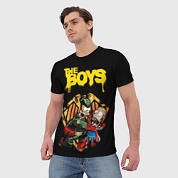 Футболка мужская The boys - Simpsons, цвет: 3D-принт — фото 2