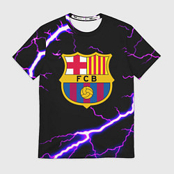 Футболка мужская Barcelona neon storm, цвет: 3D-принт