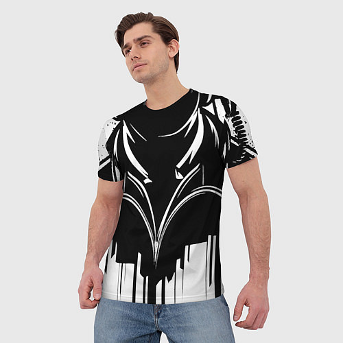 Мужская футболка Авиатор черный / 3D-принт – фото 3