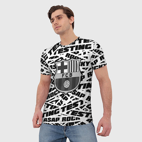 Мужская футболка AAP Rocky barcelona / 3D-принт – фото 3