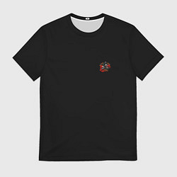 Футболка мужская Motocross in the mountains, цвет: 3D-принт