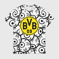 Футболка мужская Borussia глаза текстура, цвет: 3D-принт