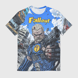 Футболка мужская Fallout брутальный седьмой, цвет: 3D-принт