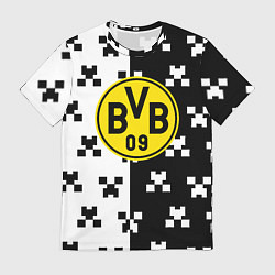 Футболка мужская Borussia pattern minecraft, цвет: 3D-принт