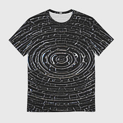 Футболка мужская Блеск обсидиана, цвет: 3D-принт
