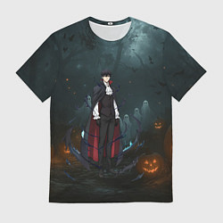Футболка мужская Вампир Сон Джин-Ву - Поднятие уровня в одиночку ан, цвет: 3D-принт