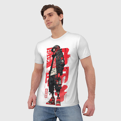 Мужская футболка Bot raven / 3D-принт – фото 3