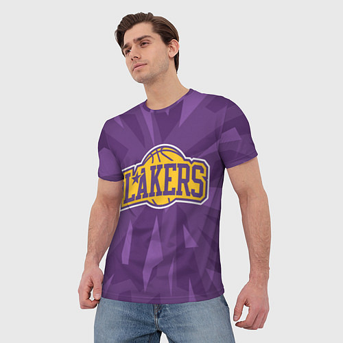 Мужская футболка NBA Los Angeles Lakers / 3D-принт – фото 3