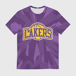 Футболка мужская NBA Los Angeles Lakers, цвет: 3D-принт