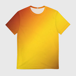 Футболка мужская Color yellow red gradient, цвет: 3D-принт