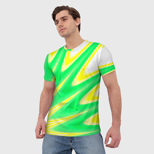 Мужская футболка Multicolored color / 3D-принт – фото 3