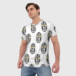 Футболка мужская Juventus Pattern, цвет: 3D-принт — фото 2