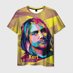 Футболка мужская Kurt Cobain: Abstraction, цвет: 3D-принт