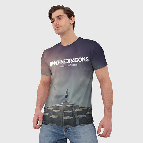Мужская футболка Imagine Dragons: Night Visions / 3D-принт – фото 3