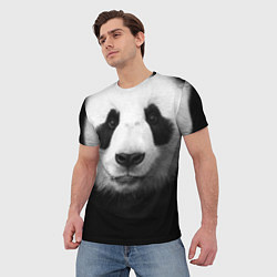 Футболка мужская Взгляд панды, цвет: 3D-принт — фото 2