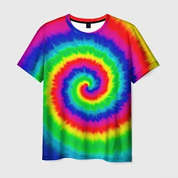 Футболка мужская Tie dye, цвет: 3D-принт