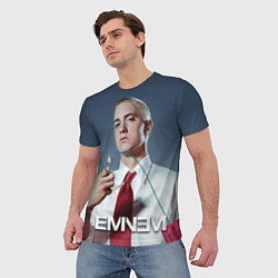 Футболка мужская Eminem Fire, цвет: 3D-принт — фото 2