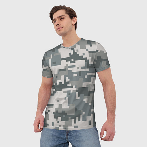 Мужская футболка Камуфляж / 3D-принт – фото 3