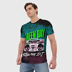 Футболка мужская Green Day: Kill the DJ, цвет: 3D-принт — фото 2