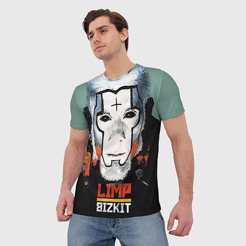 Мужская футболка Limp Bizkit: Faith Face / 3D-принт – фото 3