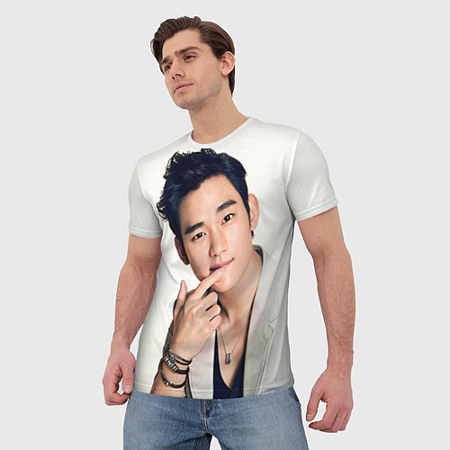 Мужская футболка Kim Soo-hyeon / 3D-принт – фото 3