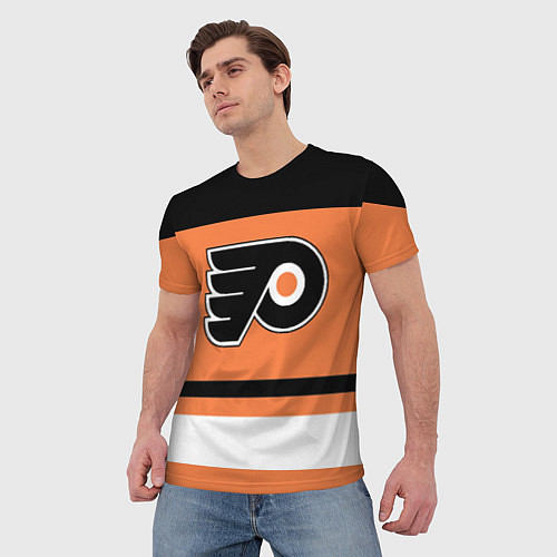 Мужская футболка Philadelphia Flyers / 3D-принт – фото 3