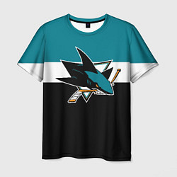 Футболка мужская San Jose Sharks, цвет: 3D-принт