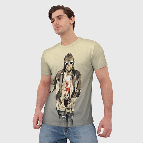 Мужская футболка Kurt Art / 3D-принт – фото 3