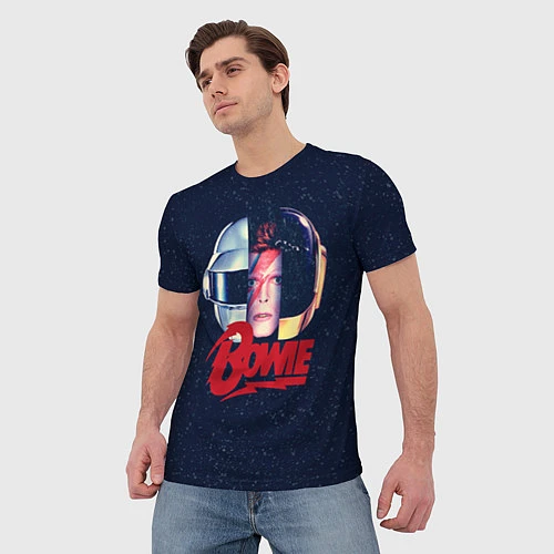 Мужская футболка Bowie Space / 3D-принт – фото 3