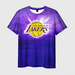 Футболка мужская Los Angeles Lakers, цвет: 3D-принт