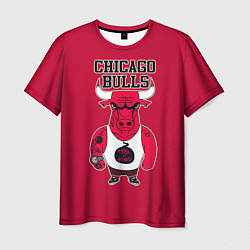 Футболка мужская Chicago bulls, цвет: 3D-принт