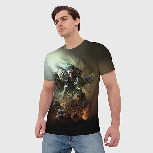Мужская футболка Титан / 3D-принт – фото 3