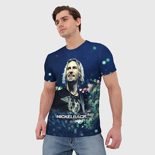 Мужская футболка Nickelback: Chad Kroeger / 3D-принт – фото 3