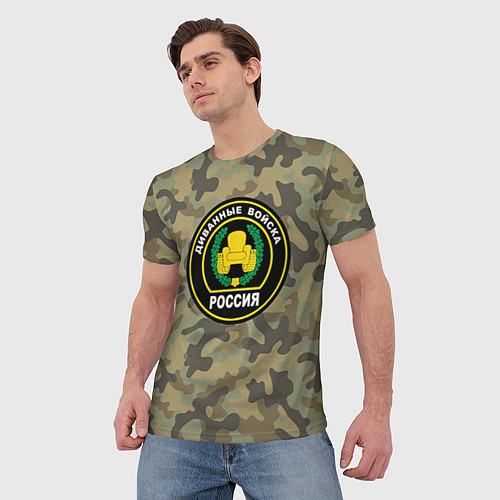 Мужская футболка Диванные войска / 3D-принт – фото 3