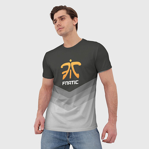 Мужская футболка Fnatic Uniform / 3D-принт – фото 3