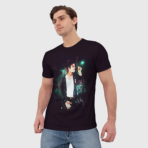 Мужская футболка Michael Jackson / 3D-принт – фото 3