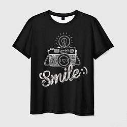 Футболка мужская Smile, цвет: 3D-принт