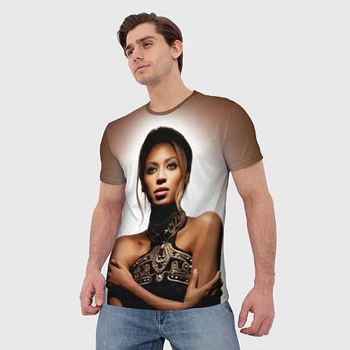 Мужская футболка Beyonce Sexy / 3D-принт – фото 3