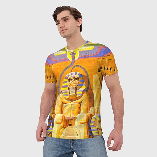 Мужская футболка Iron Maiden: Pharaon / 3D-принт – фото 3