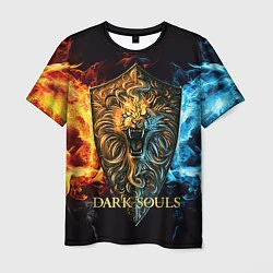 Футболка мужская Dark Souls: Lion Shield, цвет: 3D-принт