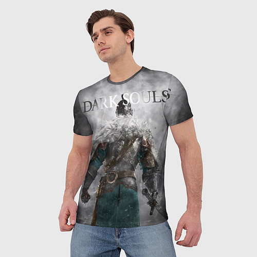 Мужская футболка Dark Souls: Winter / 3D-принт – фото 3