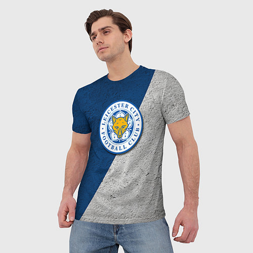 Мужская футболка Leicester City FC / 3D-принт – фото 3