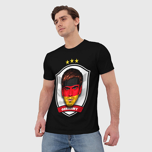 Мужская футболка Philipp Lahm: Germany / 3D-принт – фото 3