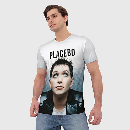 Мужская футболка Placebo: Brian Molko / 3D-принт – фото 3