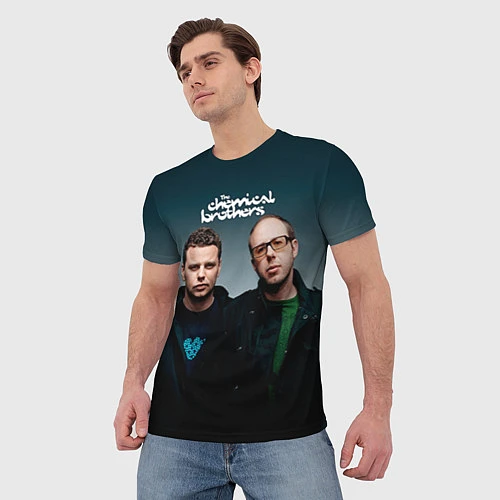 Мужская футболка Chemical Brothers / 3D-принт – фото 3