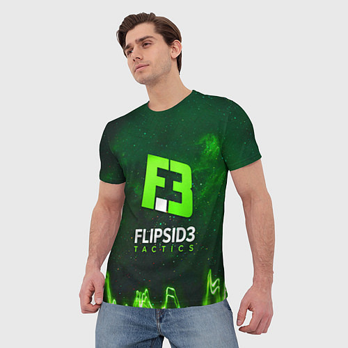 Мужская футболка Flipsid3 Tactics / 3D-принт – фото 3