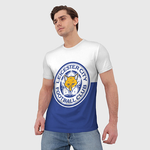 Мужская футболка Leicester City FC / 3D-принт – фото 3