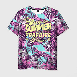 Футболка мужская Summer paradise 2, цвет: 3D-принт