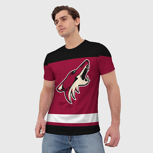 Мужская футболка Arizona Coyotes / 3D-принт – фото 3